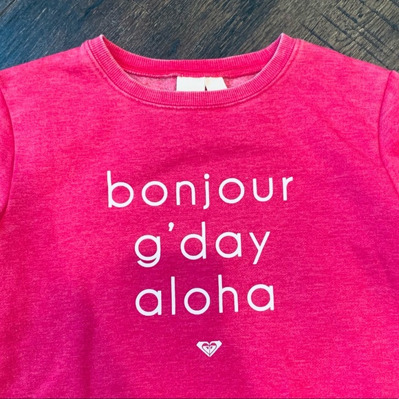 🛍2/$25 ROXY Girl Pullover Sweatshirt - Picture 3 of 5
